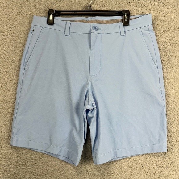 Vineyard Vines Mens OTG‎ Golf Shorts 32 Blue Nylon Blend On The Go Stretch NEW - Picture 1 of 6